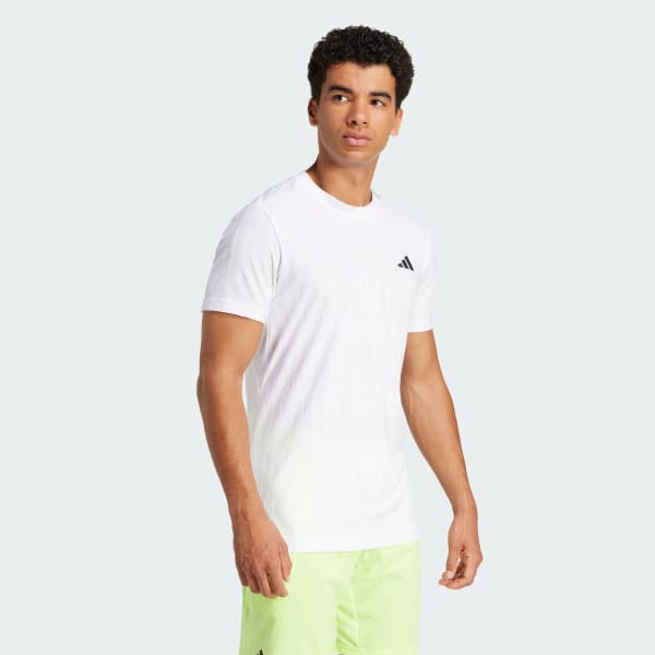 Blanco Remera Tennis Climacool+ AIRCHILL FreeLift