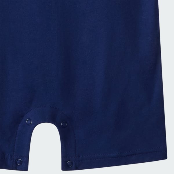 Short Sleeve Cotton Polo Romper