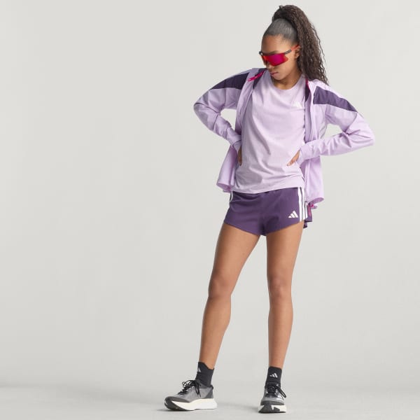 Roxo Calções de Running Adizero