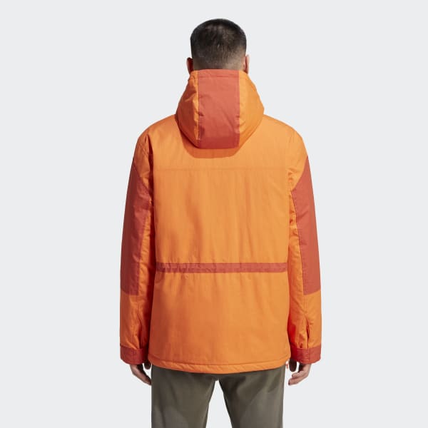 Orange adidas spezial jacket on sale
