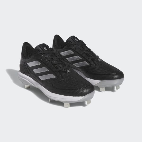 Black Adizero PureHustle 3 Cleats