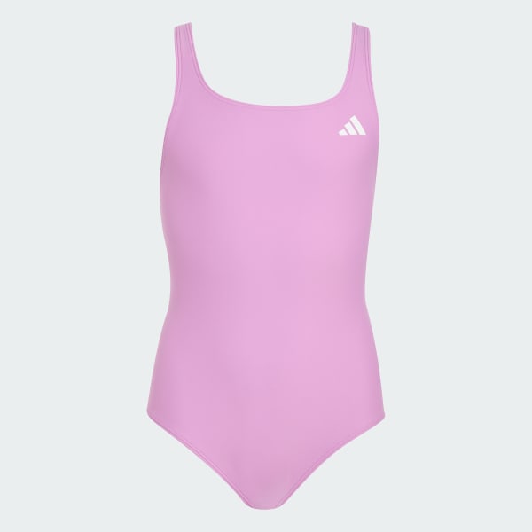 Purple V-back Swimsuit Kids