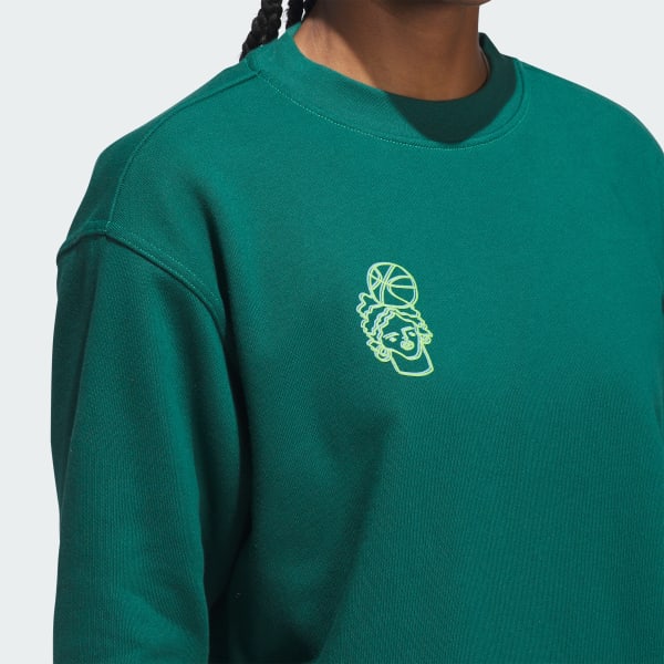 adidas Hoop York City Crewneck (Gender Neutral) - Green