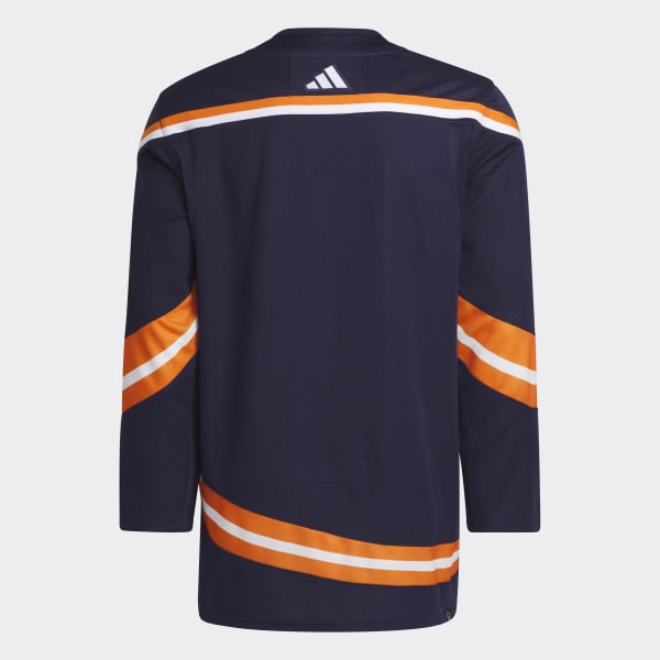 adidas Oilers Authentic Reverse Retro Wordmark Jersey - Blue