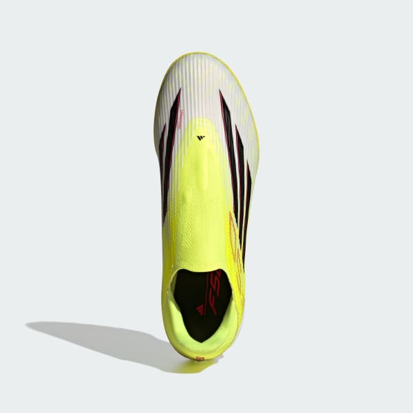 Amarillo Zapatilla de fútbol sin cordones F50 LEAGUE moqueta