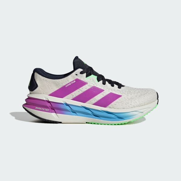 White Adistar 4 Running Shoes