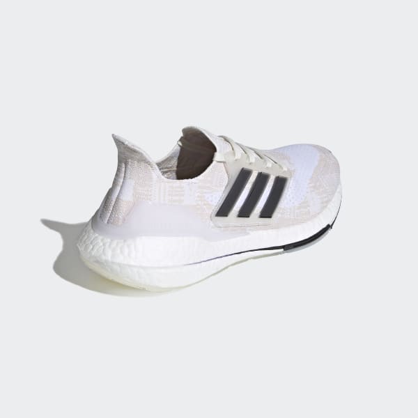 White Ultraboost 21 Primeblue Shoes LDS57