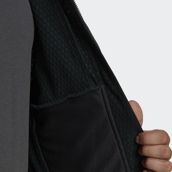 Verde Giacca Terrex Tech Flooce Hooded Hiking Fleece