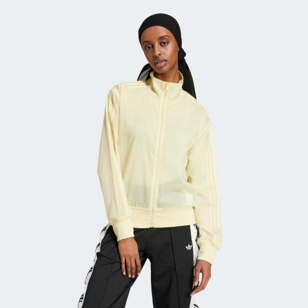 Amarillo Casaca Deportiva Adicolor Sheer