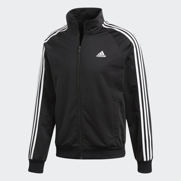 adidas black tracksuit top