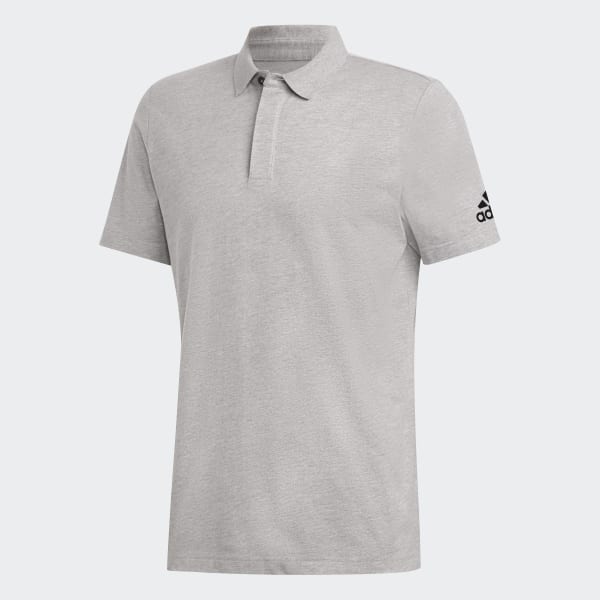 polo adidas cinza
