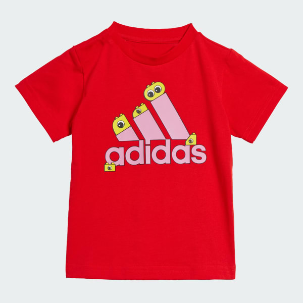 Adidas graphic dress red online