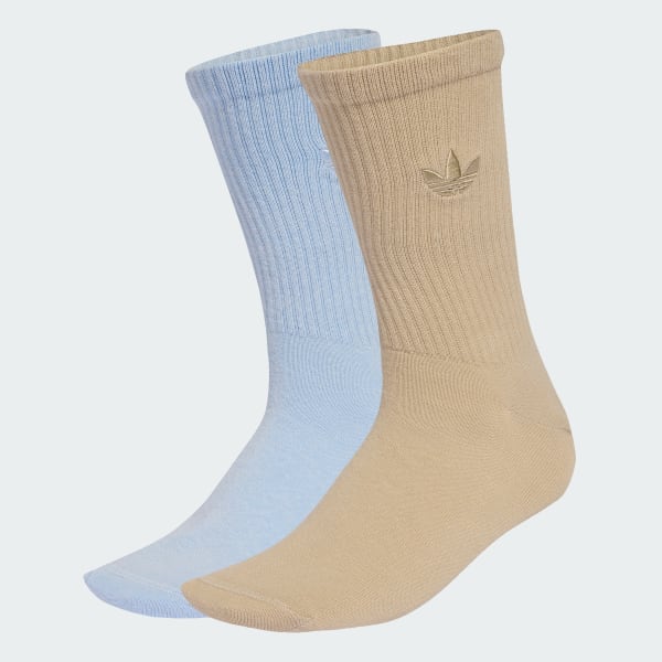 Blue 에브리데이 아이콘 크루 양말 2켤레