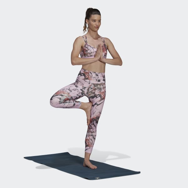 Paars Yoga Essentials Print 7/8 Legging UB121