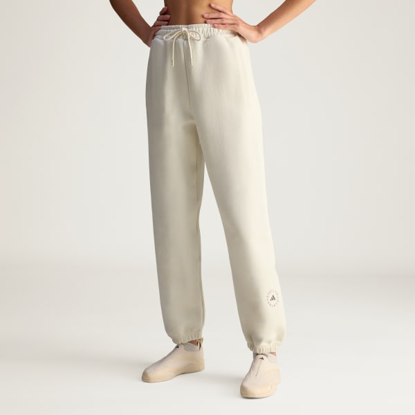 bézová Tepláky adidas by Stella McCartney Loose