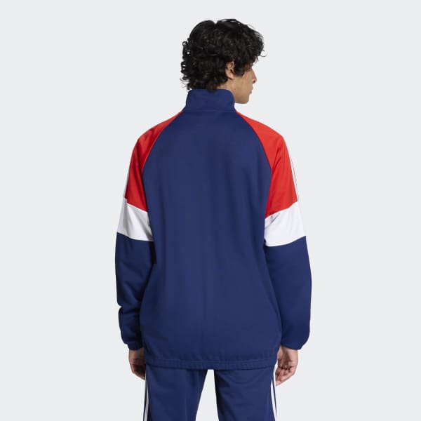 adidas FC Bayern LFSTLR ジャージ adidas FC Bayern Munich LFSTLR Track Top - Blue | Free Shipping