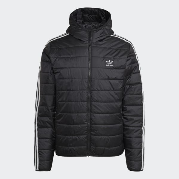 Chaqueta Acolchada con Capucha Negro adidas adidas Chile