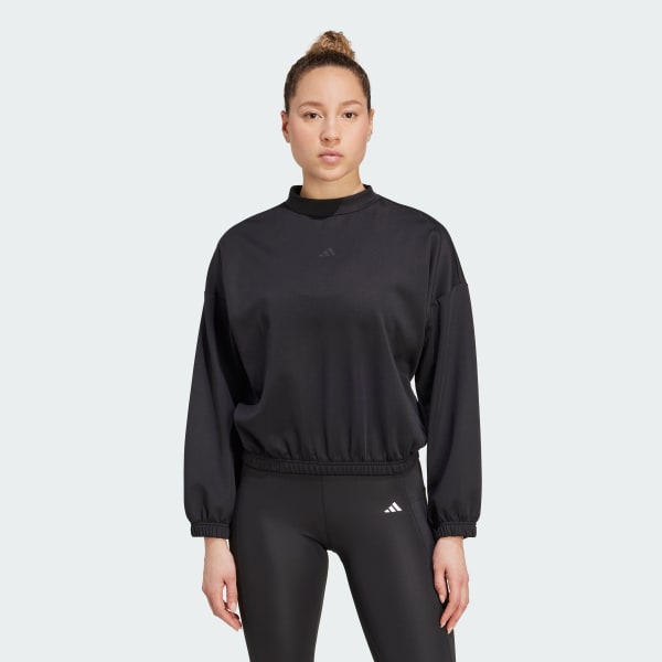 adidas Yoga Essentials Cover-Up - Black | Free Shipping with