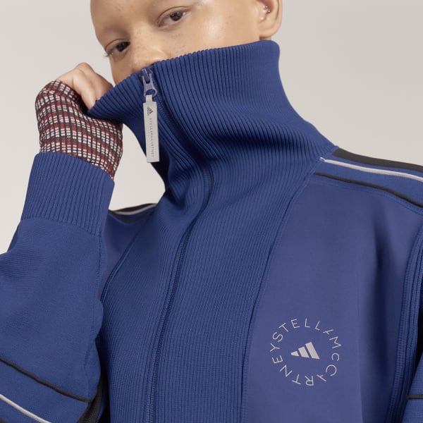 Blue adidas by Stella McCartney Knit Mix Pullover QH614