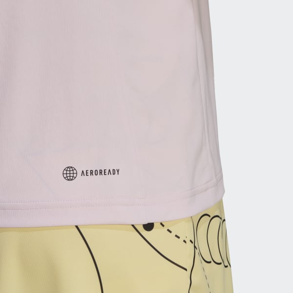 Pink Club Tennis Graphic Polo Shirt