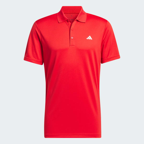 Red Adi Performance Polo Shirt
