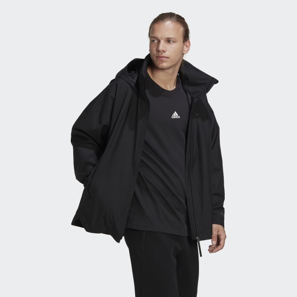 Black adidas Traveer RAIN.RDY Jacket (Gender Neutral) | adidas UK