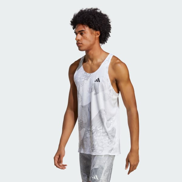 Adidas top adizero blancos