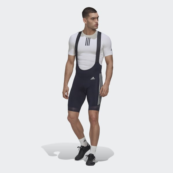 Collar El otro día Ejecutante Shorts de Ciclismo Acolchados con Tirantes - Azul adidas | adidas Peru