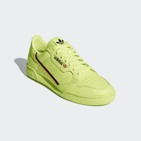 adidas continental 80 mujer amarillo
