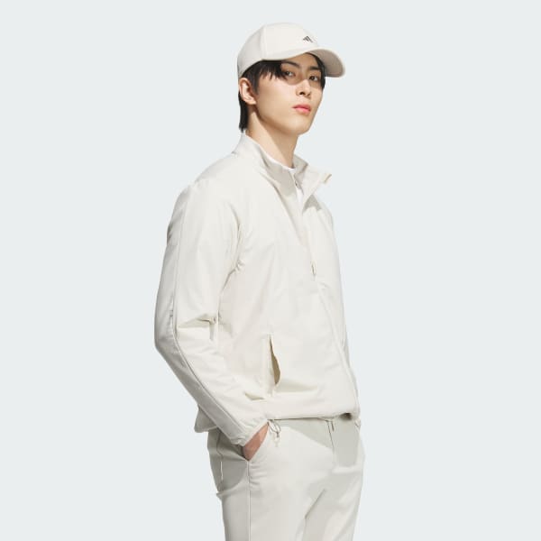 Beige MENS HYBRID COLD RDY FULL ZIP JACKET