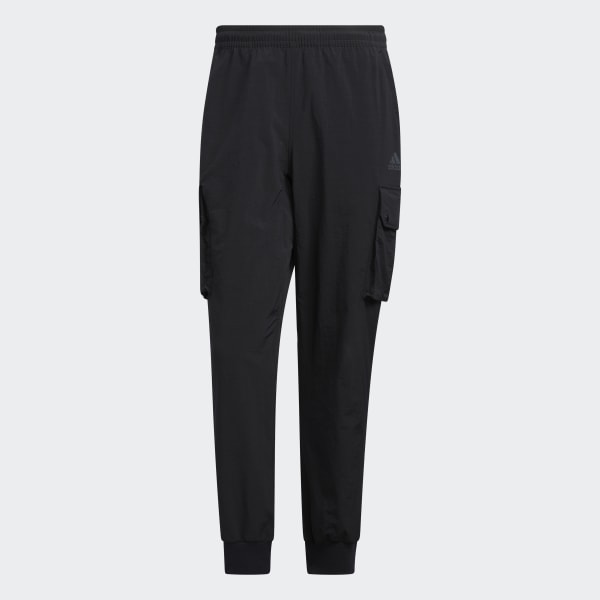 Black 시티 이스케이프 레귤러 핏 유틸리티 팬츠