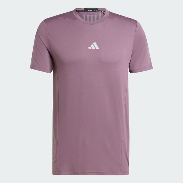 Paars Designed for Training HIIT Workout HEAT.RDY T-shirt