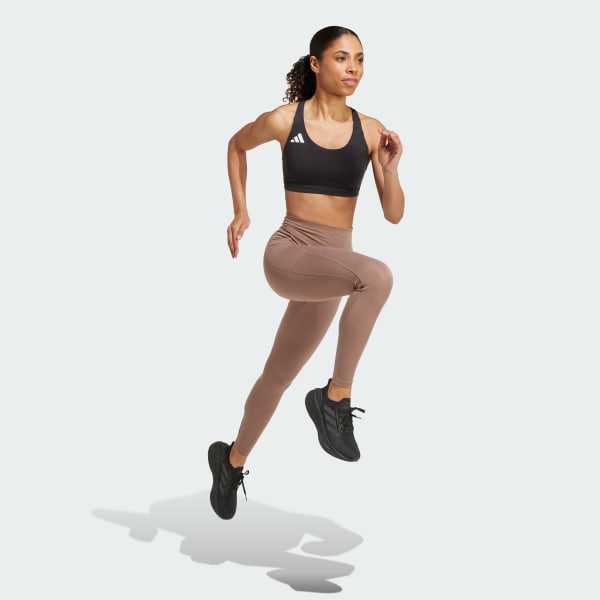 Brown Own the Run 7/8 Leggings