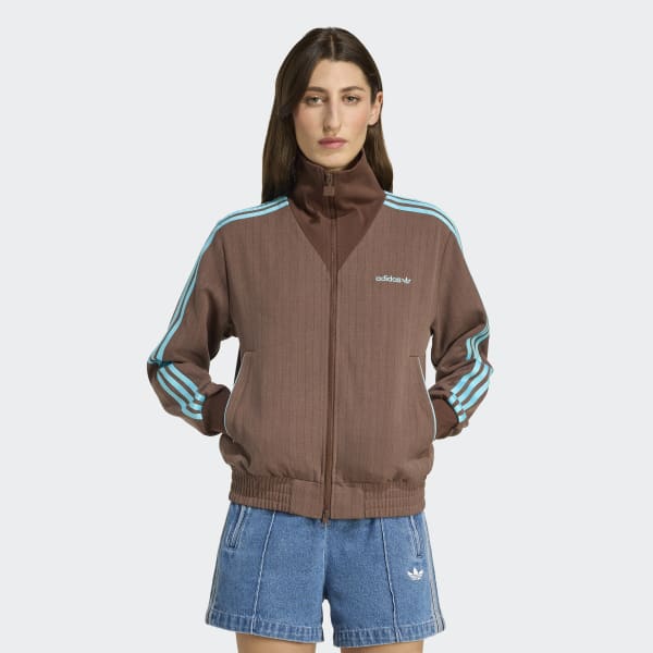 adidas Tailored Track Jacket - Brown | Free Shipping with adiClub