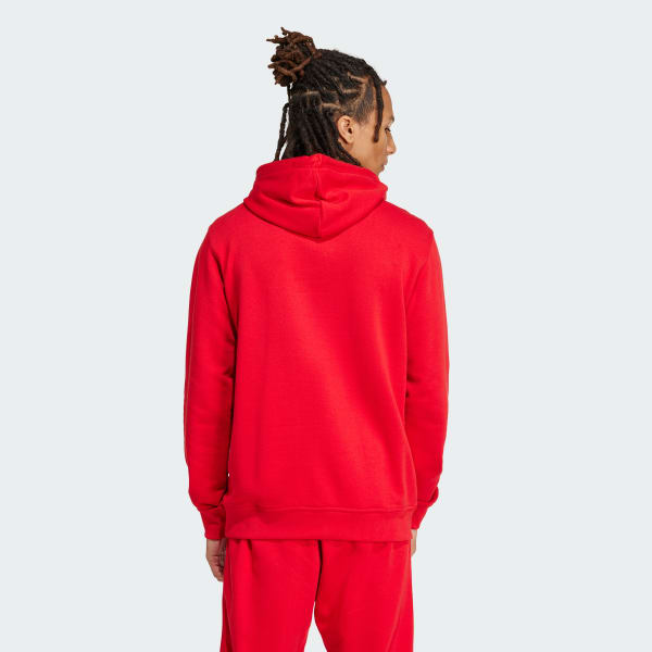 Red Trefoil Essentials Hoodie