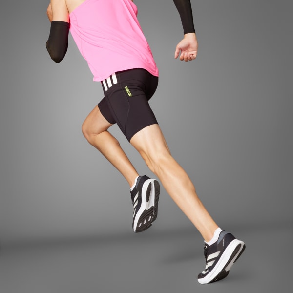 Sort Adizero Running Short Pocket tights