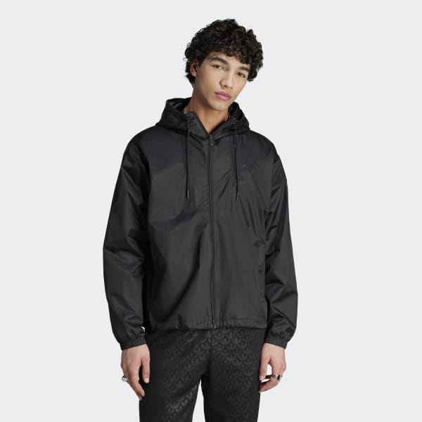 adidas Graphics Monogram Windbreaker - Black | adidas Philippines