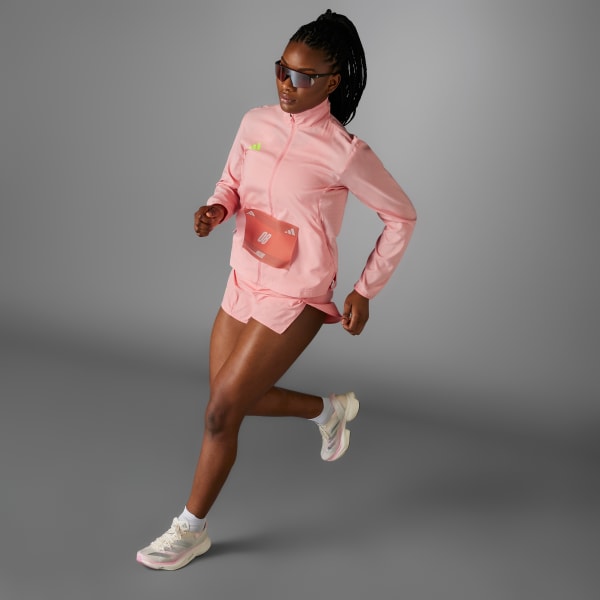 Rosado Shorts de Running Adizero Essentials Split