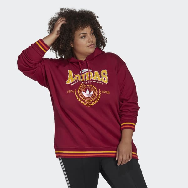 Rod adidas Originals Class of 72 Hettegenser (store størrelser) MMR76