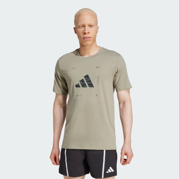 Verde Polo Climacool Training Camo Logo Graphic