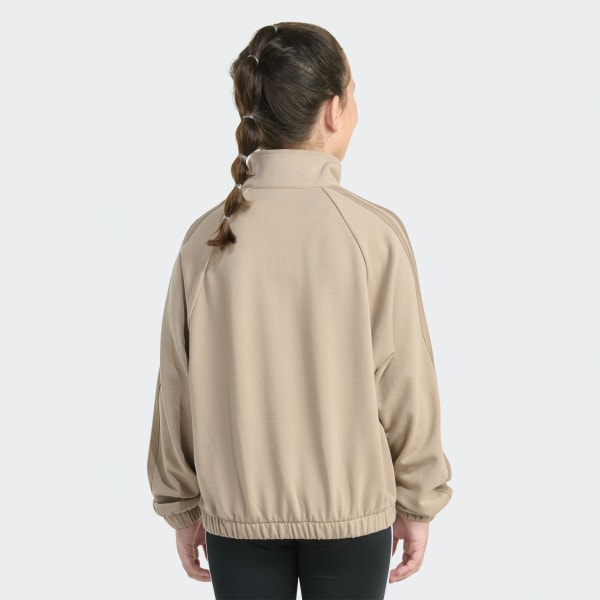 Marron MOCK QTR ZIP TRAINING PLLOVER