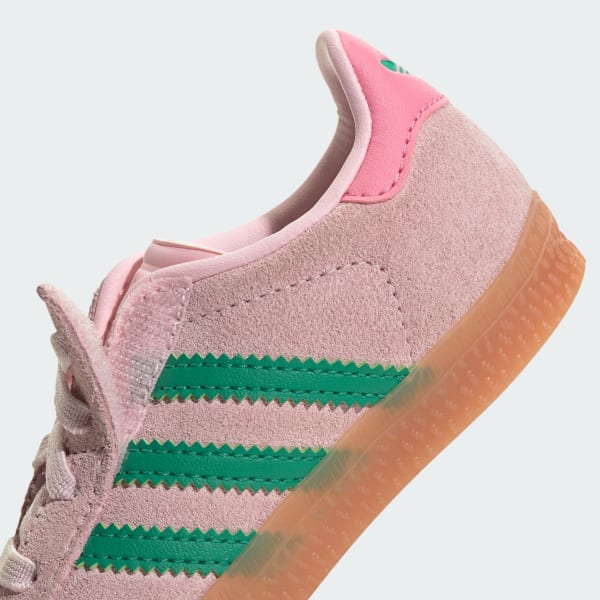 adidas Gazelle Comfort Closure Elastic Laces Shoes Kids