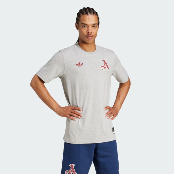 adidas Arsenal VRCT Tee - Grey | Free Shipping with adiClub