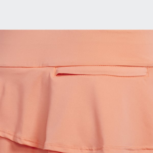 Orange Ruffled Skirt