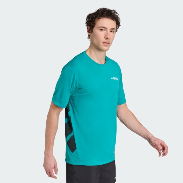 สีเขียว เสื้อยืด Terrex Xperior Climacool+
