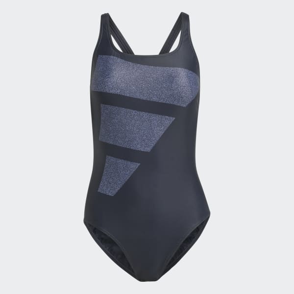 Noir Maillot de bain graphique Big Bars