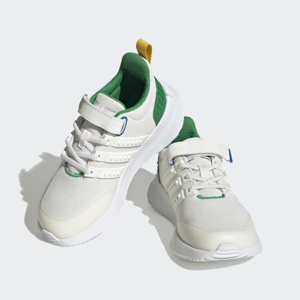 White adidas x LEGO® Racer TR21 Elastic Lace and Top Strap Shoes