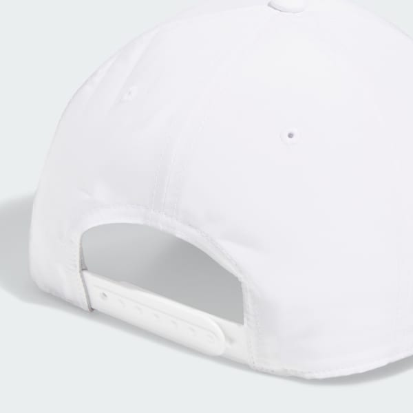 Blanco Gorra Golf Performance Crestable