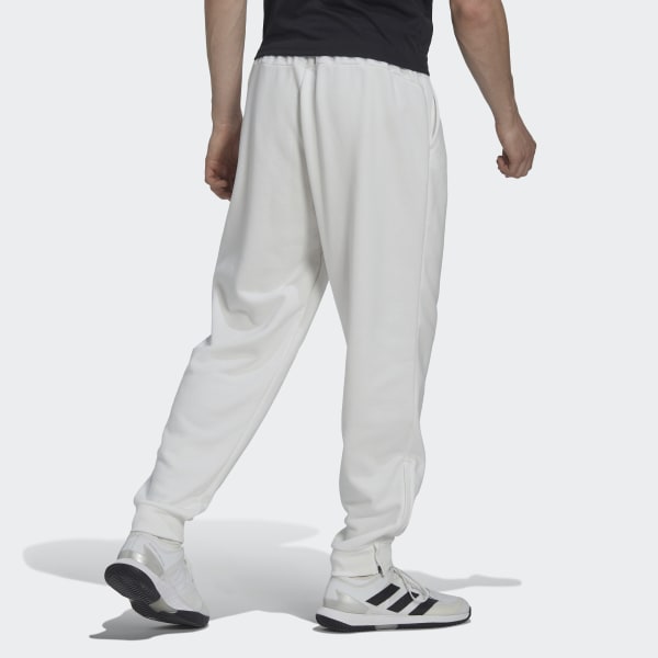 White Clubhouse Tennis Joggers E4516