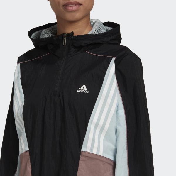 Schwarz Hyperglam Hooded Trainingsjacke BVS55